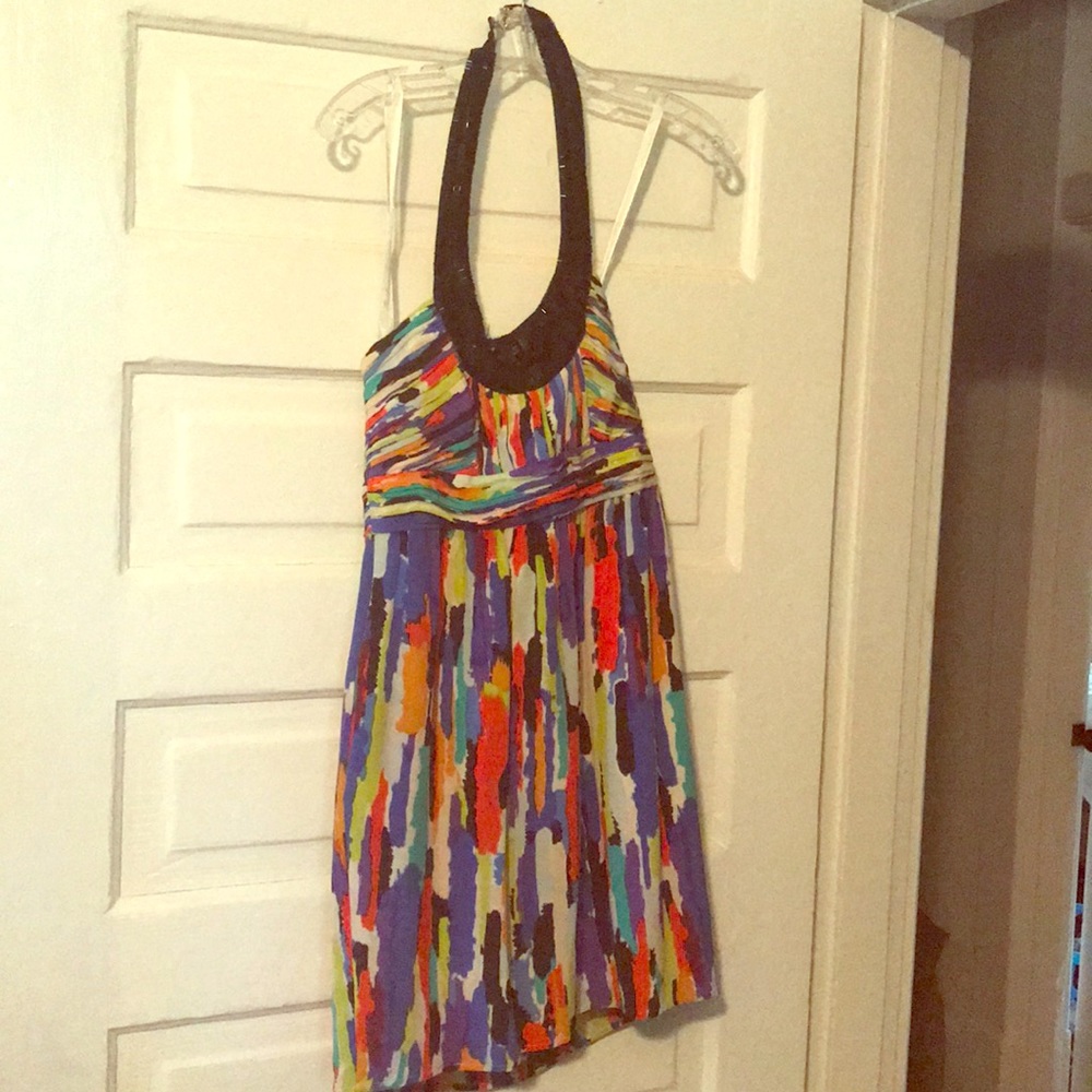 Halter cocktail dress